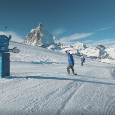 Snowboardfahrer bei der Fahrt durch den Funslope | © Auer Lukas Photography