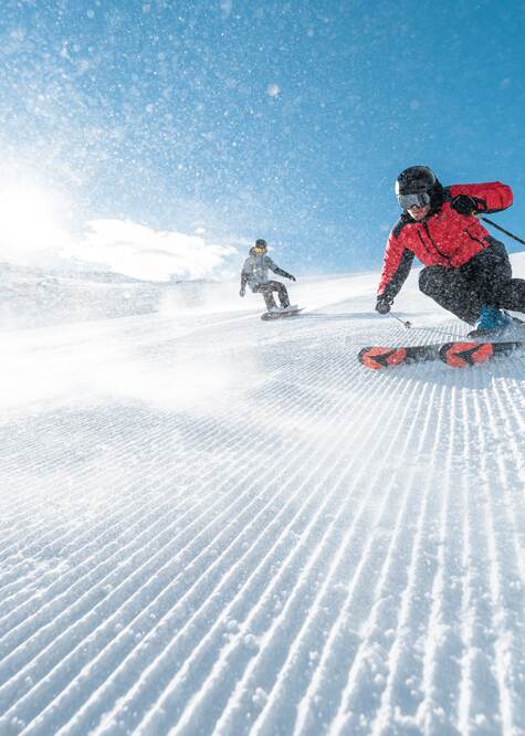 Skifahren im Skigebiet Zermatt
