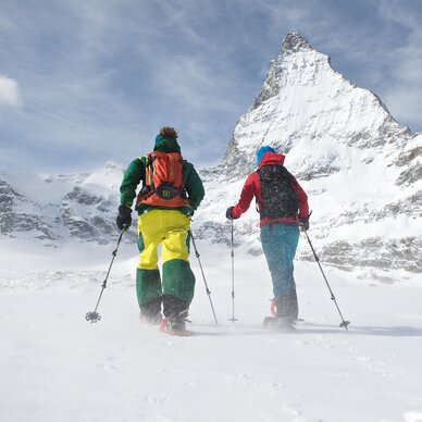 Winterwandern in Zermatt winter hiking in zermatt