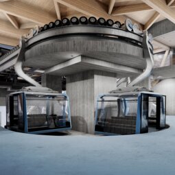 Matterhorn Glacier Ride ll  | © Copyright © 2022 Zermatt Bergbahnen AG Visualisierung Talstation | © Copyright © 2022 Zermatt Bergbahnen AG