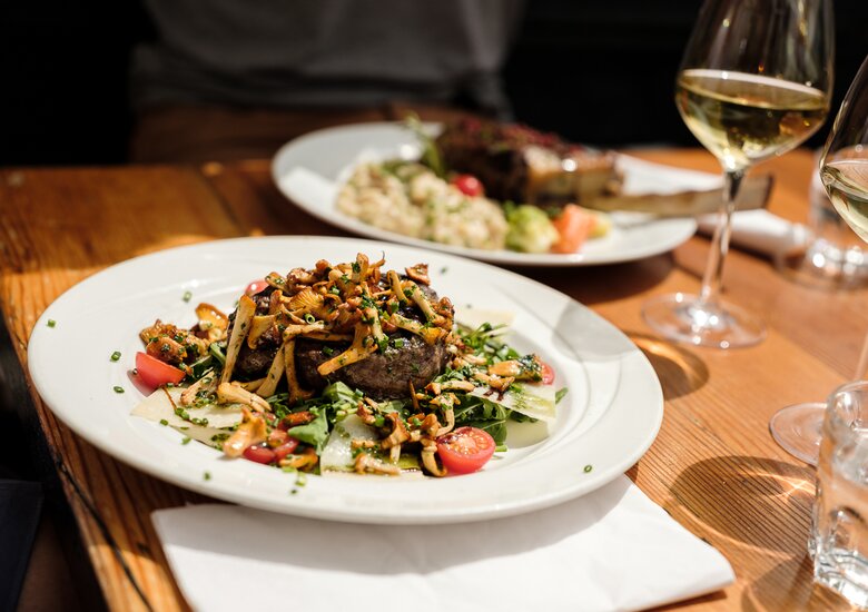 Gastronomie in Zermatt fresh dishes at the huts of Zermatt