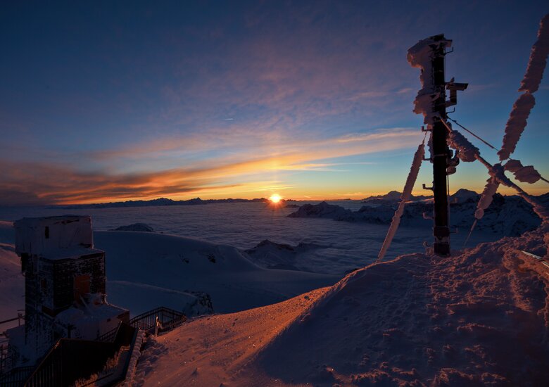 Sunset on Matterhorn Glacier Paradise | © David Hannes Bumann Sonnenuntergang im Matterhorn Glacier Paradise | © David Hannes Bumann